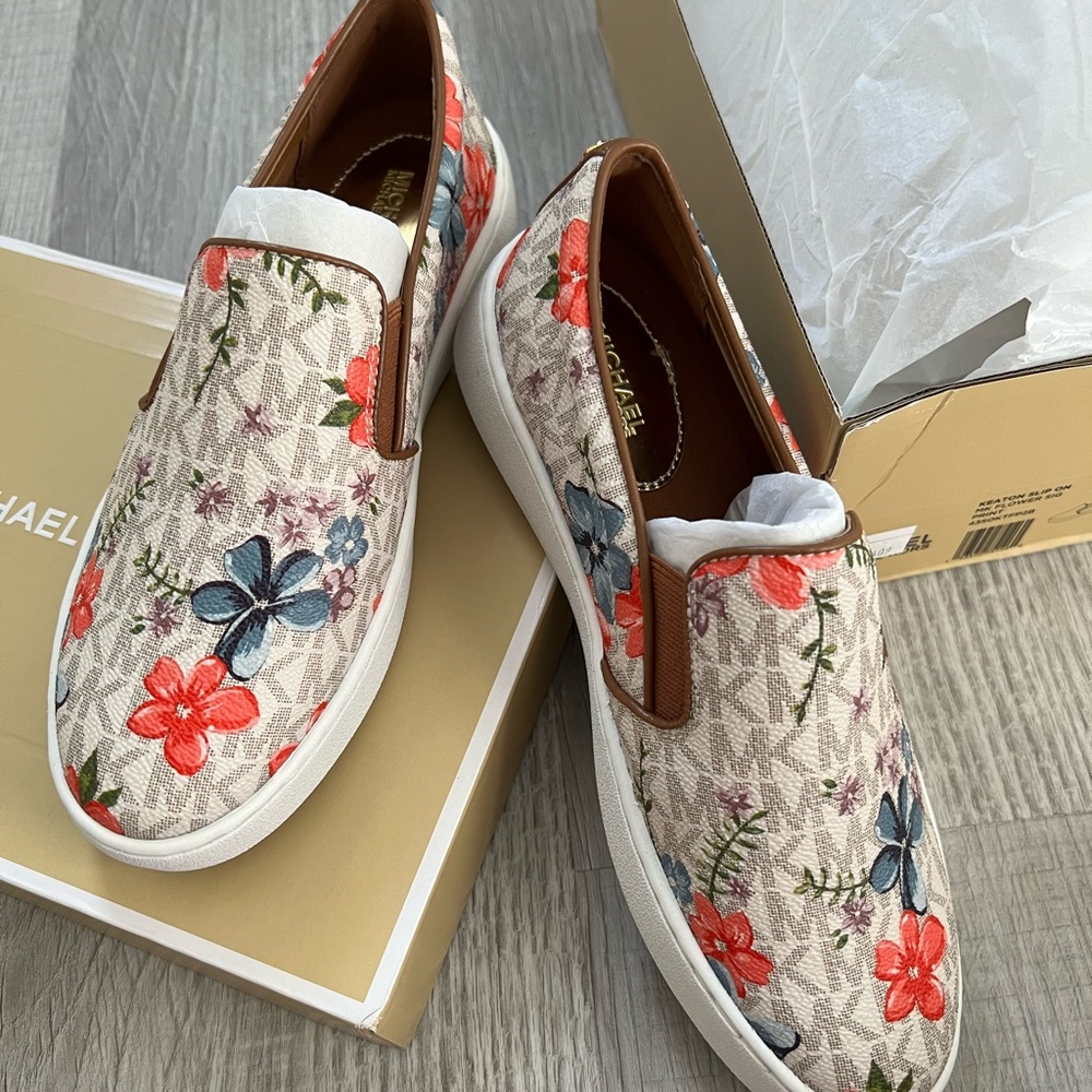 Brand new MK slip on shoes size 6